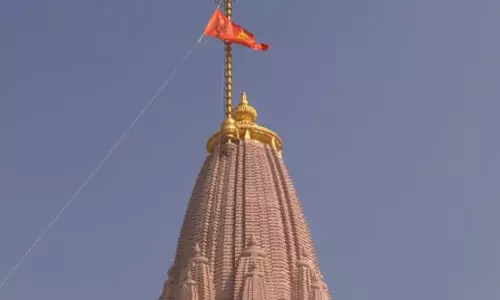 PM Modi performs ‘Dhwaj’ hoisting ceremony at Ram Janmabhoomi