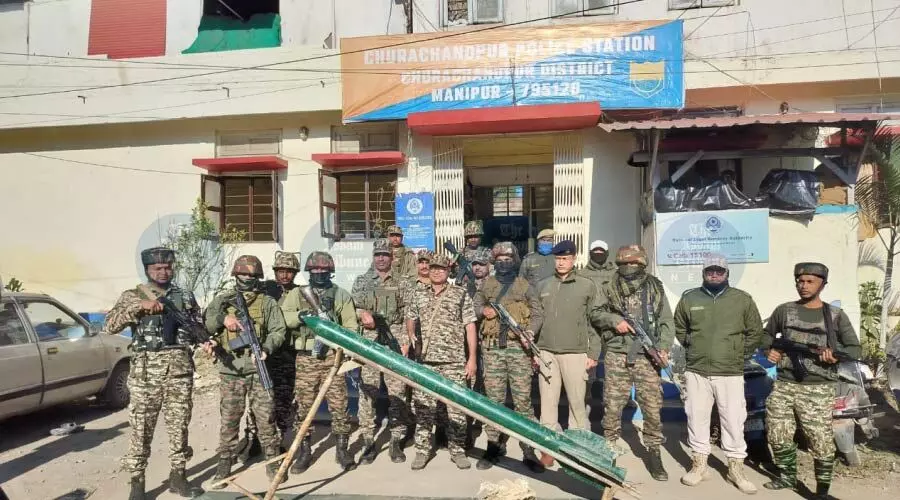 40-kg explosive, rifles & mortars seized in Manipur as forces bust caches in ops
