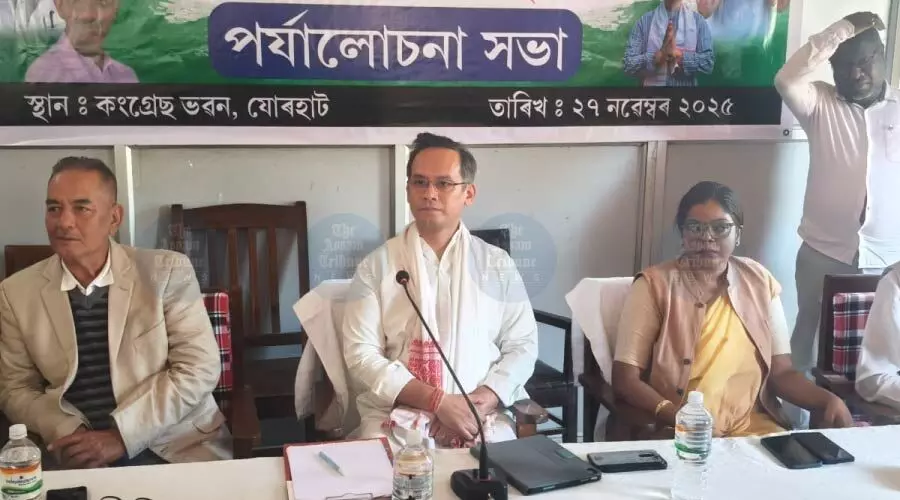 Names are rising abnormally: Gogoi in Jorhat accuses govt of voter roll tampering