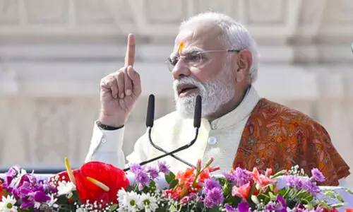 PM Modi lands in Karnataka, heads to Udupi via Army Special chopper