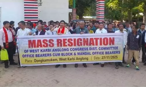 Over 250 Congress workers quit in West Karbi Anglong over leadership row