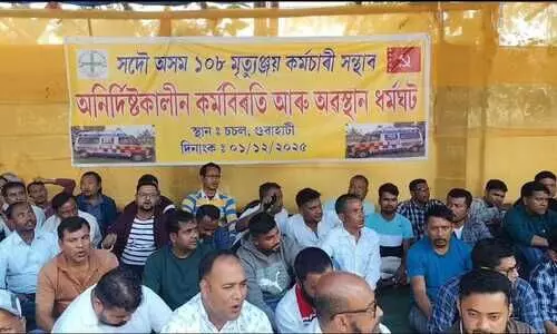 Emergency services hit statewide as Assam’s 108 staff launch indefinite strike