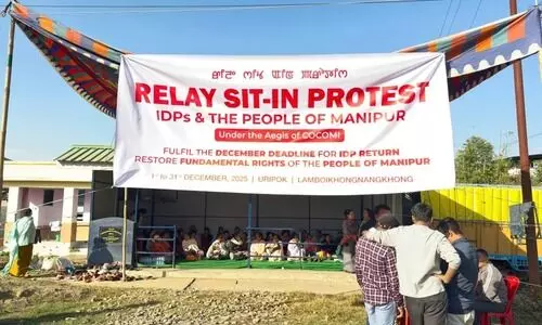 Manipur creates IDP resettlement panels as displaced families begin 31-day protest