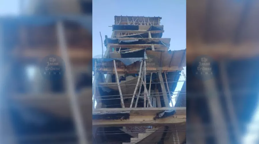 DMC begins demolition of unauthorised building in Dibrugarh after fatal mishap DMC begins demolition of unauthorised building in Dibrugarh after fatal mishap