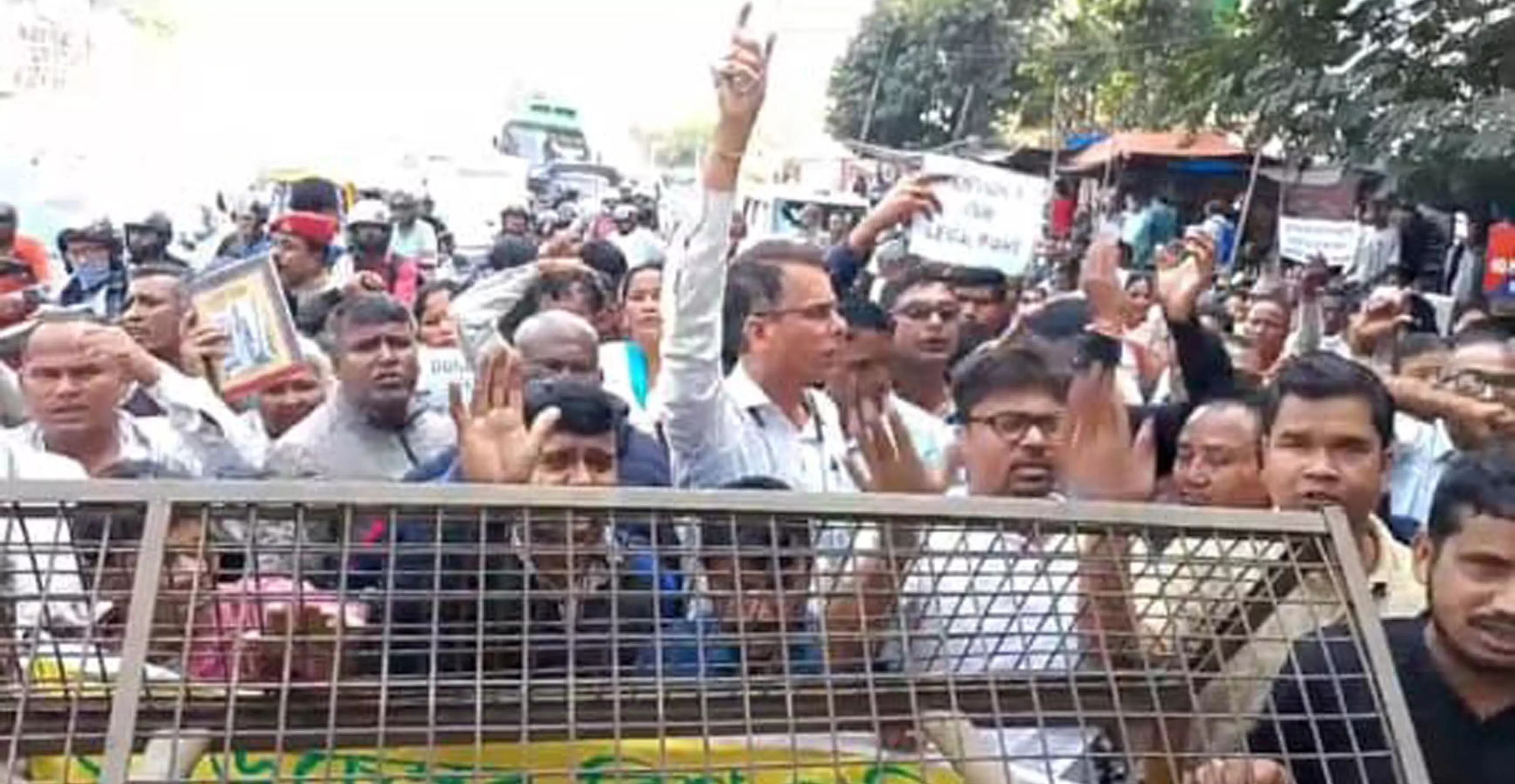 Differently-abled persons protest in Guwahati, allege denial of constitutional rights