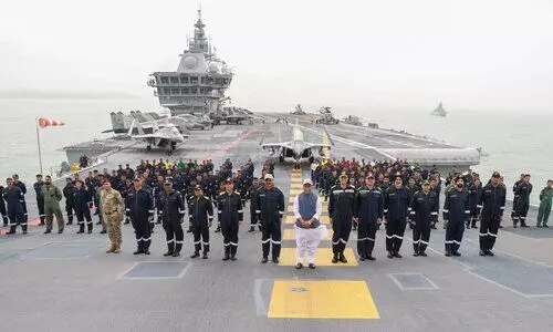 Rajnath Singh hails Indian Navy for ‘anchoring India’s journey to Viksit Bharat’
