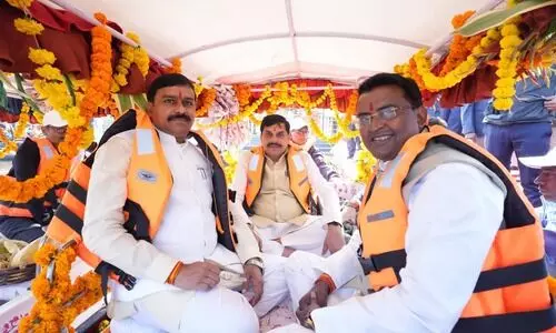 CM Mohan Yadav flags off shikaras at Bhopal’s Upper Lake