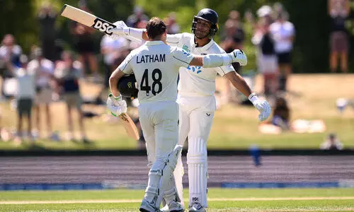 1st Test: Hundreds from Rachin, Latham put NZ 481 ahead of WI by Day 3 stumps