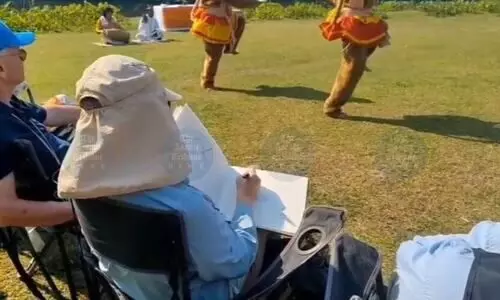 Majuli’s mask art finds new canvas on traveller’s sketchbook