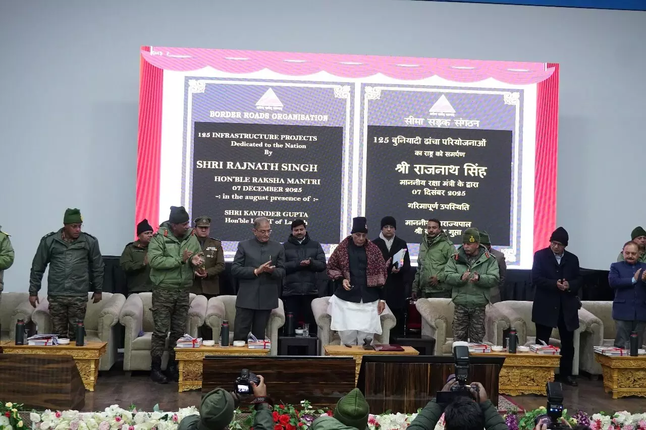 Arunachal gets major infra boost as Rajnath Singh inaugurates 32 BRO projects Arunachal gets major infra boost as Rajnath Singh inaugurates 32 BRO projects