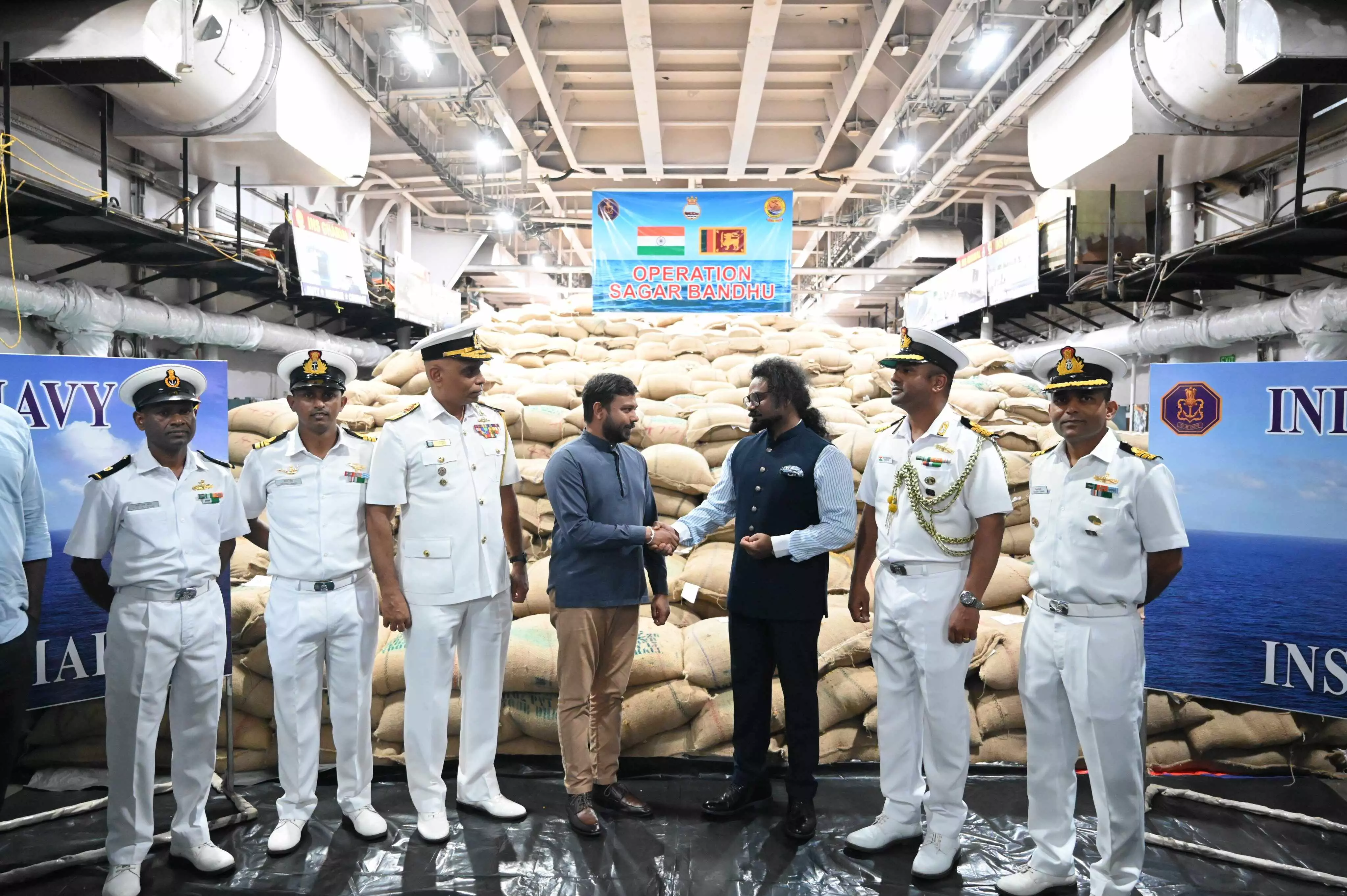 Sri Lanka expresses gratitude to India for timely assistance delivered by INS Gharial