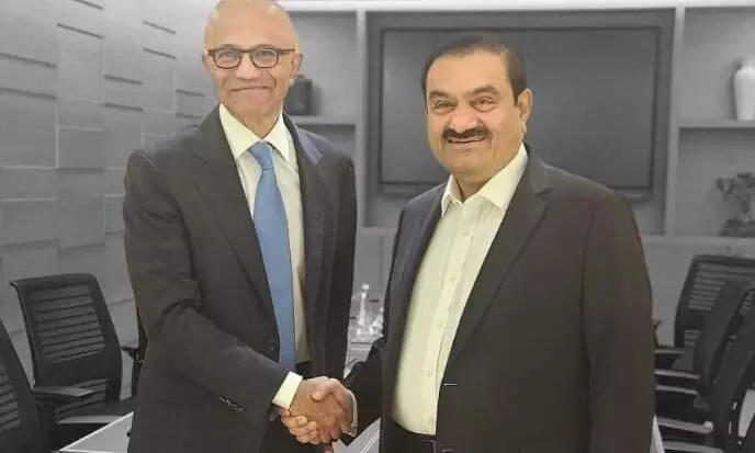 Gautam Adani, Satya Nadella discuss AI’s vast potential Gautam Adani, Satya Nadella discuss AI’s vast potential