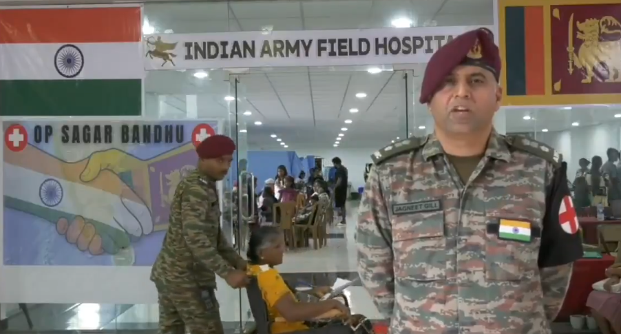 Op Sagar Bandhu: Indian Army sets up full field hospital in flood-hit Sri Lanka Op Sagar Bandhu: Indian Army sets up full field hospital in flood-hit Sri Lanka