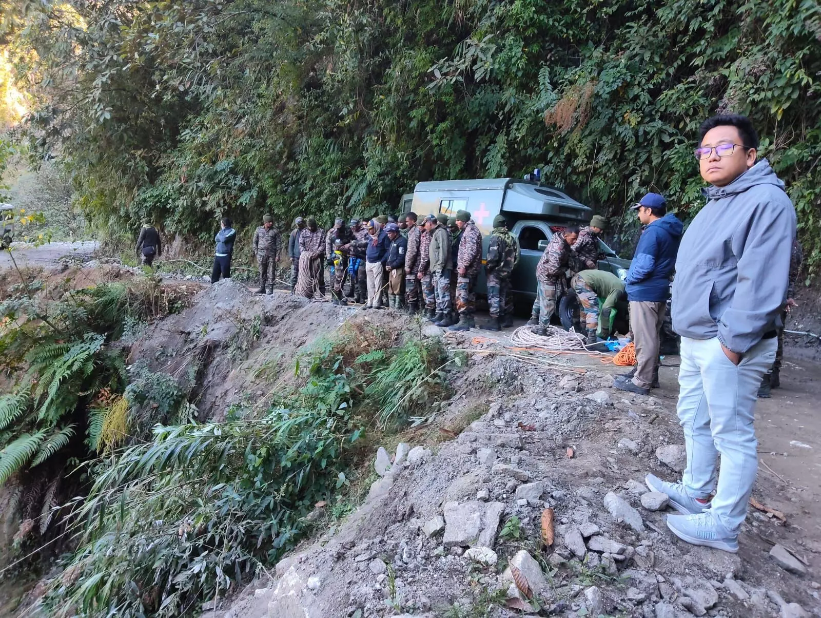 Arunachal crash kills 14 Tinsukia workers; one survivor battles on, 7 missing Arunachal crash kills 14 Tinsukia workers; one survivor battles on, 7 missing