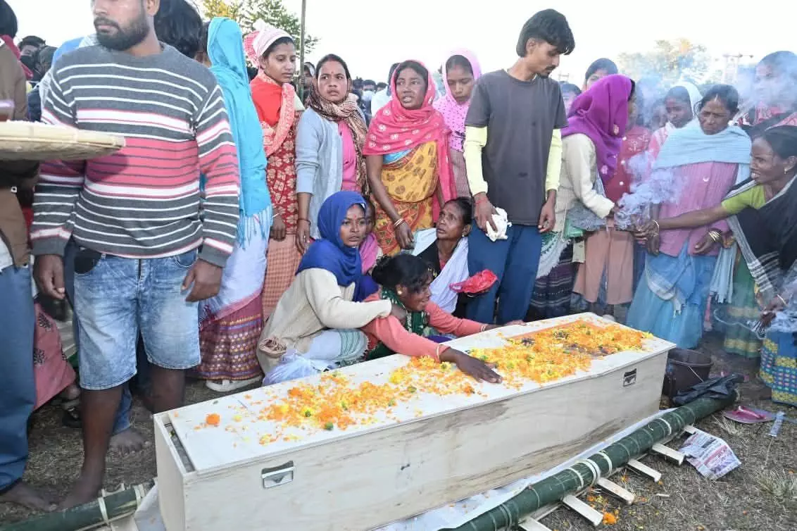 Arunachal crash: Bodies of six Tinsukia workers brought home for last rites Arunachal crash: Bodies of six Tinsukia workers brought home for last rites