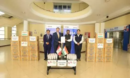 India sends 250,000 saline bottles to Peru in solidarity with Global South
