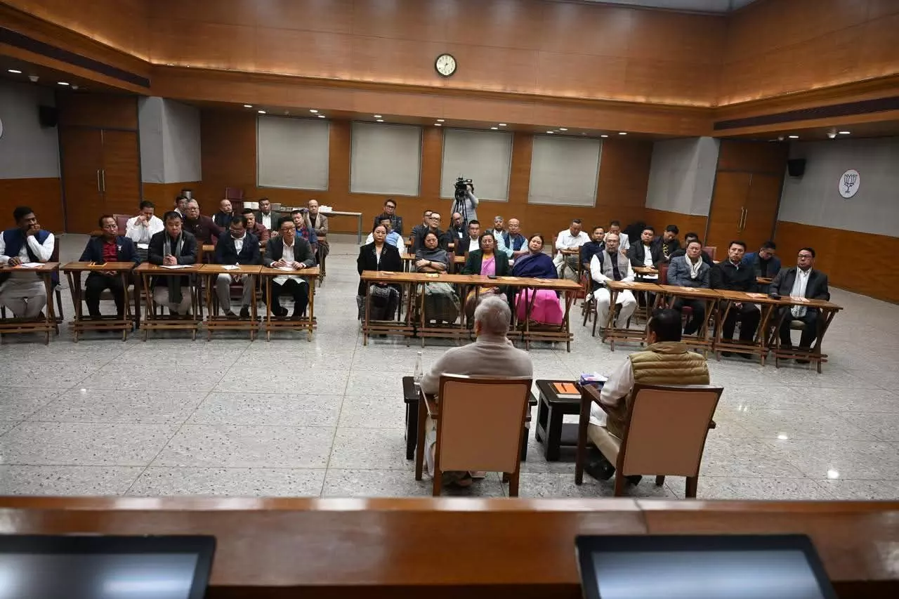 34 BJP MLAs, including 4 Kuki members, attend Delhi meet amid elected govt push 34 BJP MLAs, including 4 Kuki members, attend Delhi meet amid elected govt push