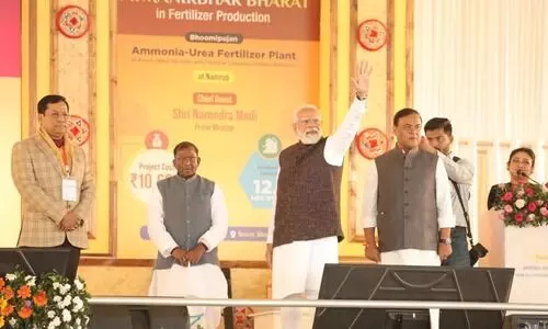PM targets Congress over ‘vote-bank politics’ at Namrup fertiliser plant launch