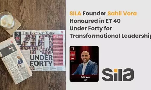 SILA Founder Sahil Vora Honoured in ET 40 Under Forty