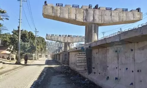 Mission Chariali Flyover delay hits Tezpur traffic, Commuters demand repairs