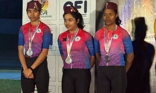 Assam cyclists win six medals at national track cycling championships