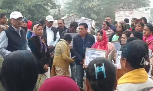 Kaliabor four-lane demand committee renews protest over NH-715 alignment