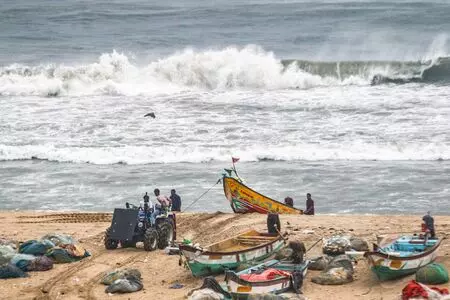 Sri Lankan Navy arrests three more Indian fishermen near Rameswaram Sri Lankan Navy arrests three more Indian fishermen near Rameswaram