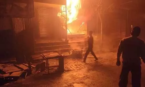 Birati market blaze destroys 200 shops, no casualties reported