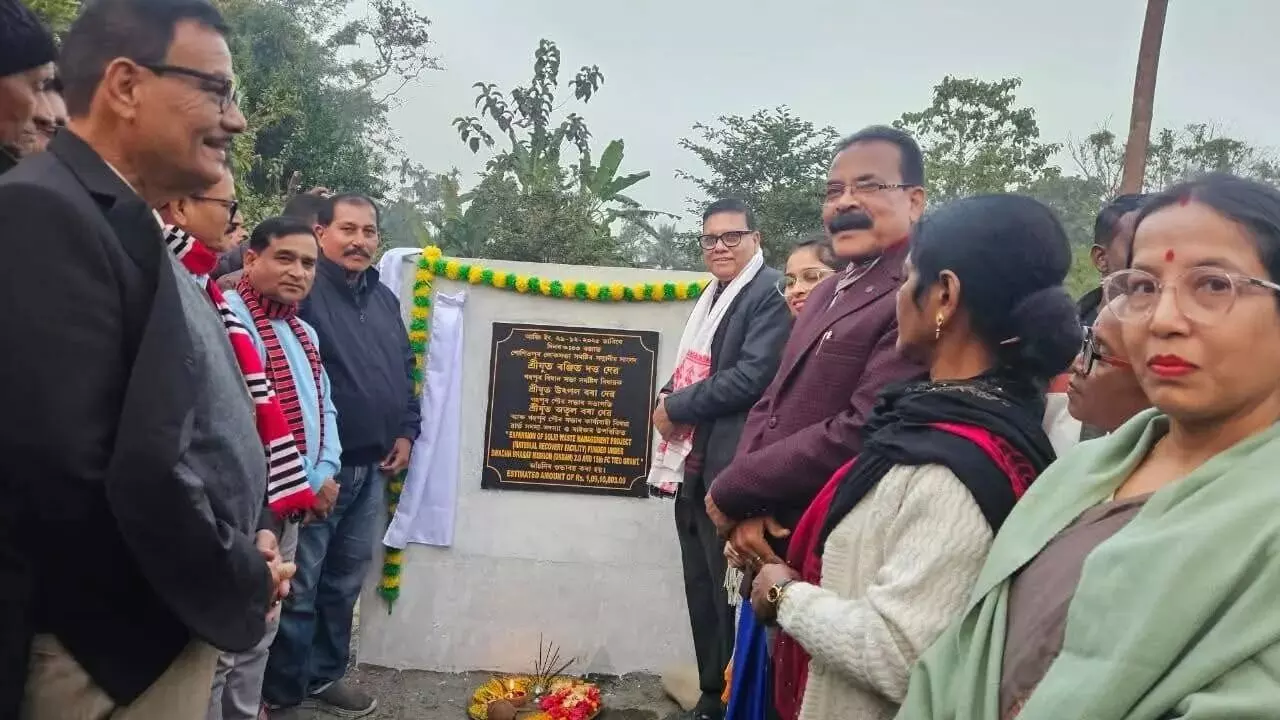 Gohpur launches MRF solid waste project, Rs 80 Cr road expansion announced