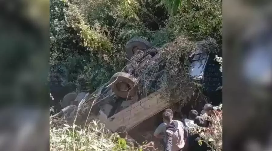 Four die in Manipur as wedding-bound pickup truck plunges down hillside Four die in Manipur as wedding-bound pickup truck plunges down hillside