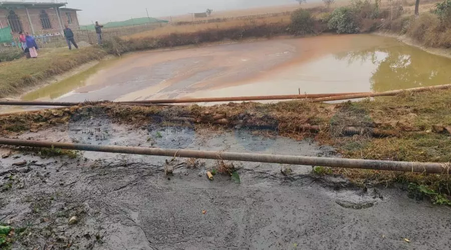 Repeated oil pipeline burst sparks fear in Dibrugarhs Tingkhong village Repeated oil pipeline burst sparks fear in Dibrugarhs Tingkhong village