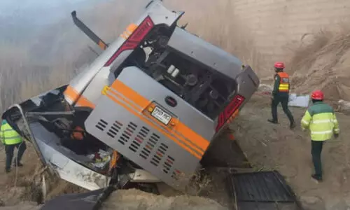 Five killed, 24 injured after bus plunges into ravine in Punjab, Pakistan