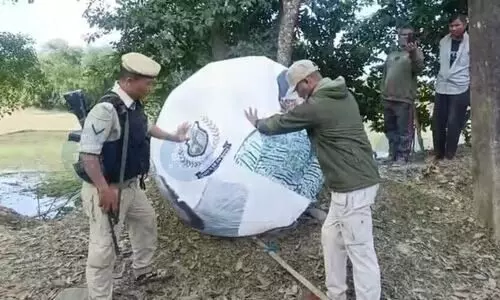 Mystery balloon in Cachar sparks curiosity; police trace it to Bangladesh
