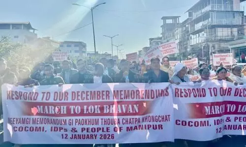 Thousands of IDPs rally in Manipurs Imphal seeking safe return, security