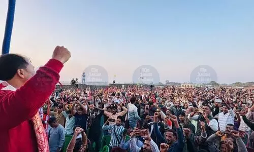 Akhil Gogoi fires salvo at BJP, vows land rights, power relief at Dhubri rally