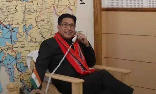 TIPRA Motha presses for TTAADC elections, raises kokborok script issue