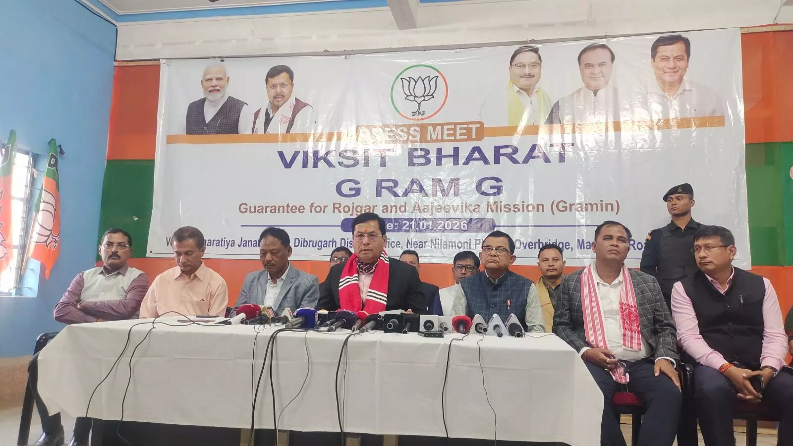 Sonowal slams Congress over MGNREGA, highlights Modi-era govt for inclusive growth Sonowal slams Congress over MGNREGA, highlights Modi-era govt for inclusive growth