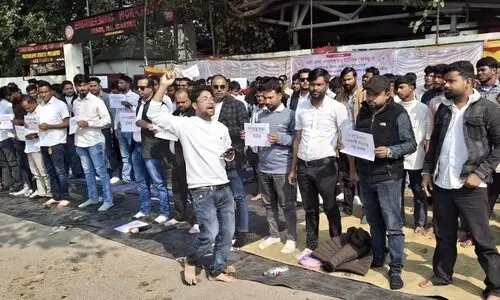 AAMSU protests in Dhubri over alleged irregularities in electoral roll revision