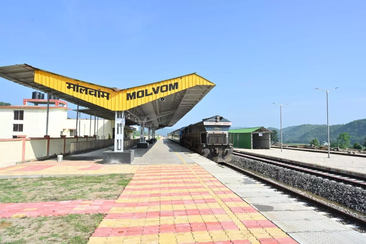 Kohima set to join national rail network as Dimapur link hits 40% completion