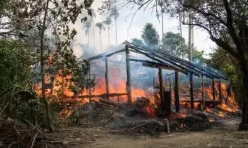 Militant body claims role after farmhouses torched in Manipurs Kongpokpi