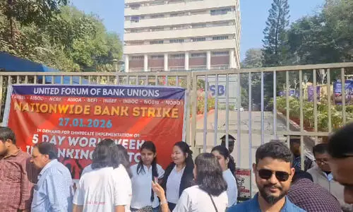 Guwahati joins nationwide bank strike; employees demand five-day work week