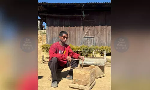 Visually impaired apiarist from Nagaland scripts success in beekeeping