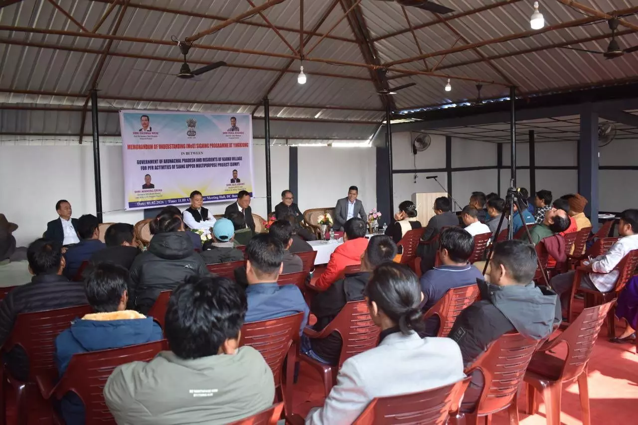 Karko becomes 5th village to back Siang Upper Multipurpose project in Arunachal