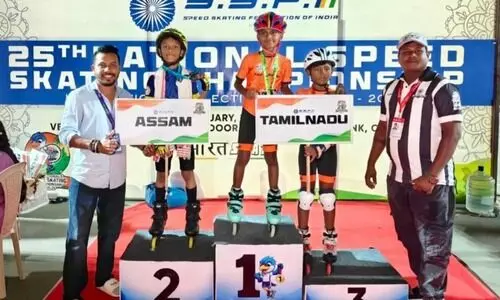 Assam skaters skate to glory at National Speed Skating Championship