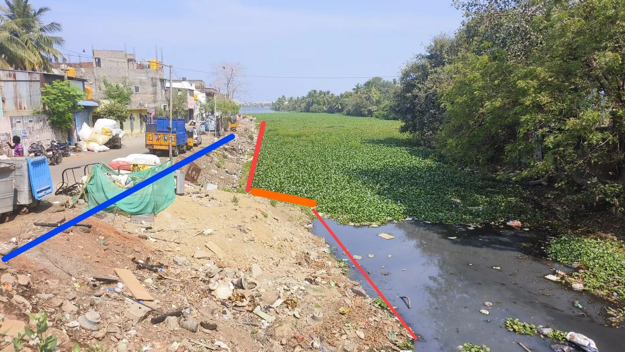 Sewage discharge pollutes Velachery lake; residents allege official apathy