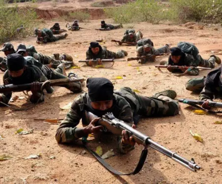 Security forces, Maoists engaged in fierce gun battle in Chhattisgarh