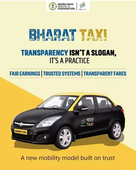 India to launch first cooperative-model ride-hailing app Bharat Taxi today