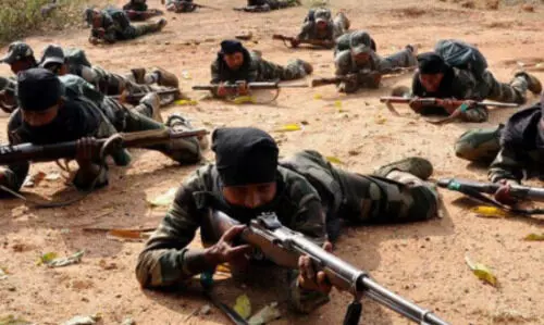 Security forces, Maoists engaged in fierce gun battle in Chhattisgarh