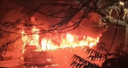 Bus helper killed as fire ravages vehicle in Vikaspuri