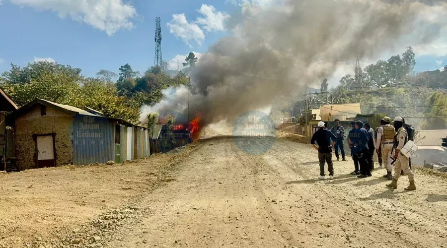 Violence in Manipur’s Ukhrul triggers heavy displacement, curfew in Litan
